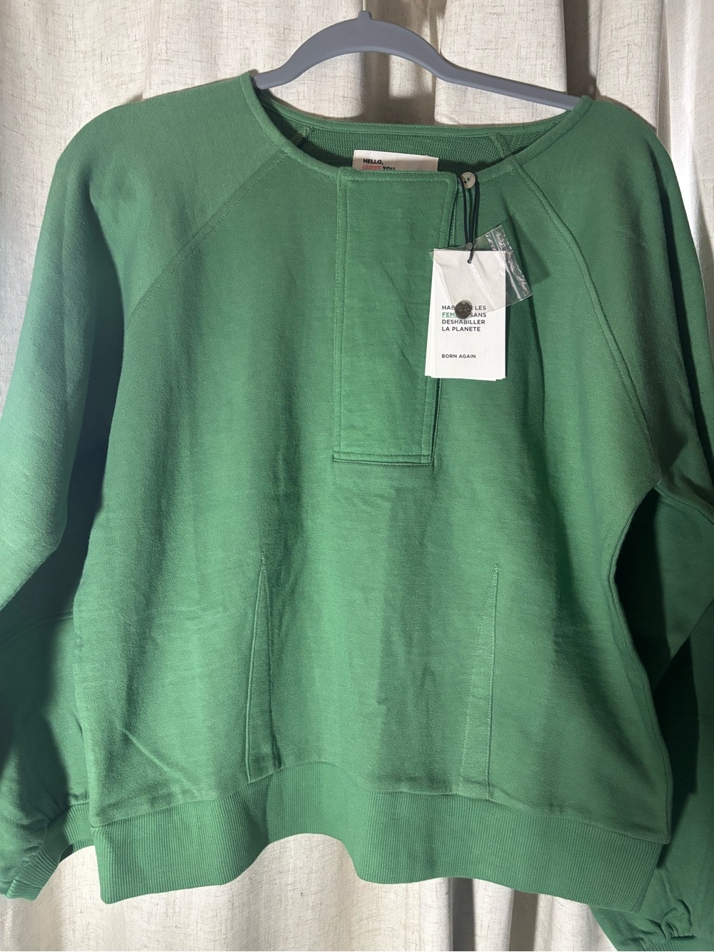 Born Again Green Crewneck Sweatshirt